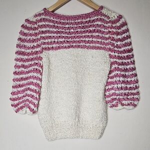 NWoT Vintage Giacca Crochet Sweater